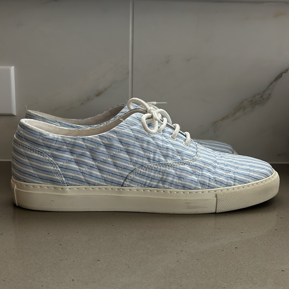 COMME des GARÇONS Blue & White Sneakers | Size 11.5